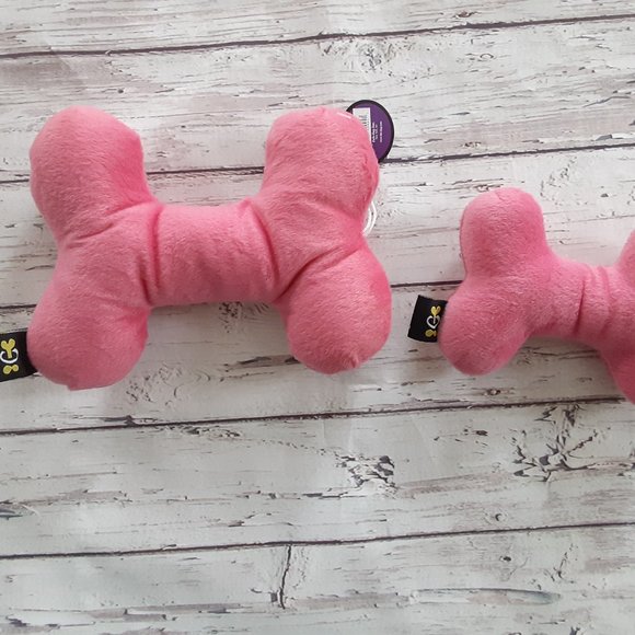 Plush Funny Squeak Bitch Dog Bone Toy Small Large - Picture 5 of 6